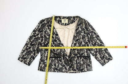 Womens UK Size 14 Viyella Black Blazer
