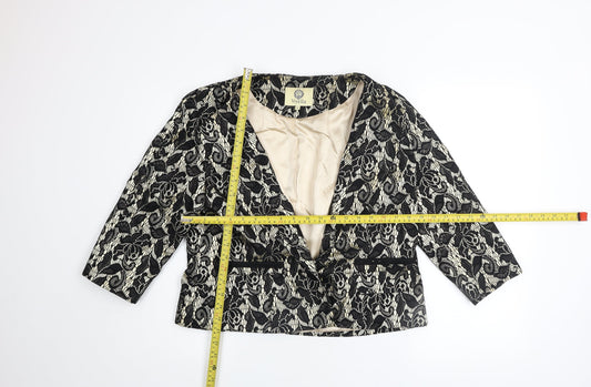 Womens UK Size 14 Viyella Black Blazer