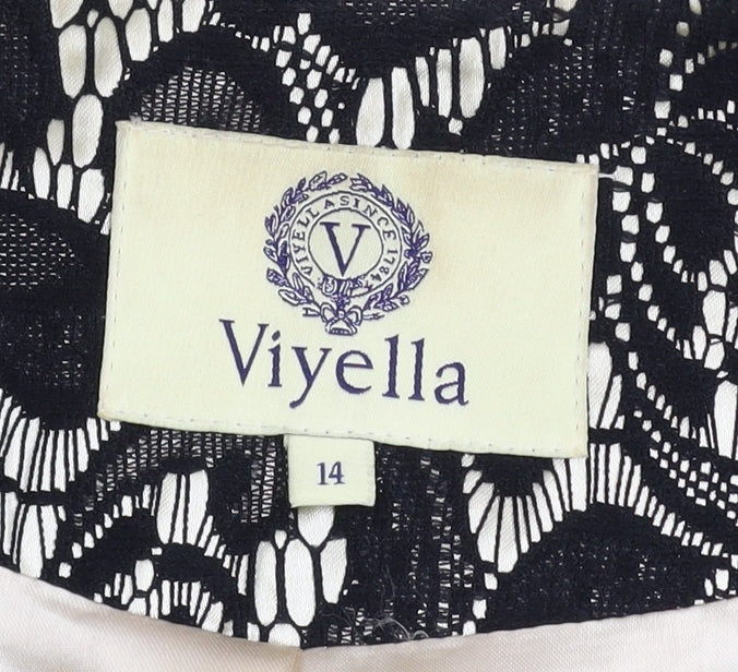 Womens UK Size 14 Viyella Black Blazer