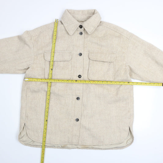 Mens UK Size L H&M Beige Basic Jacket