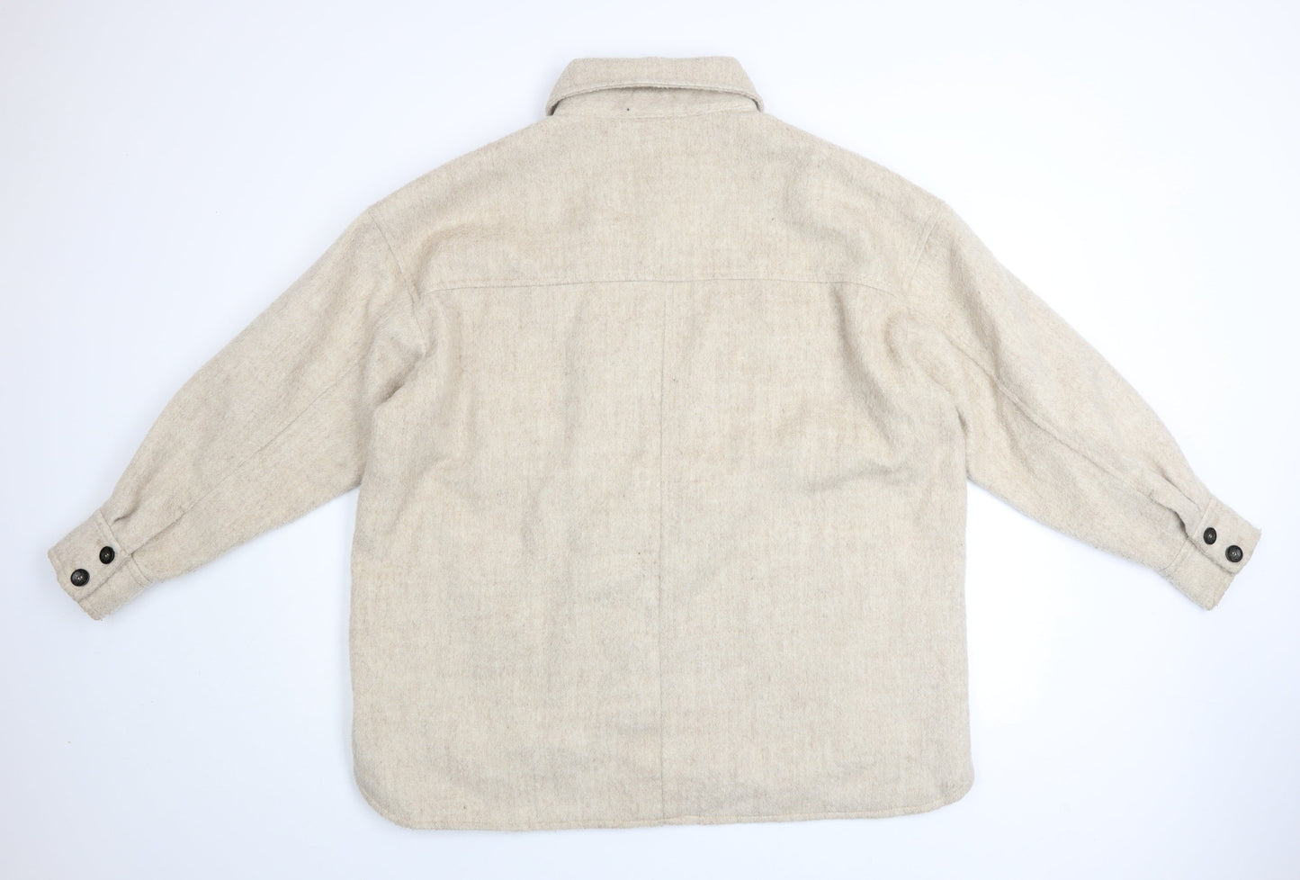 Mens UK Size L H&M Beige Basic Jacket