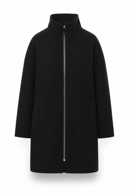 Womens UK Size S Jacqueline de Yong Black Overcoat