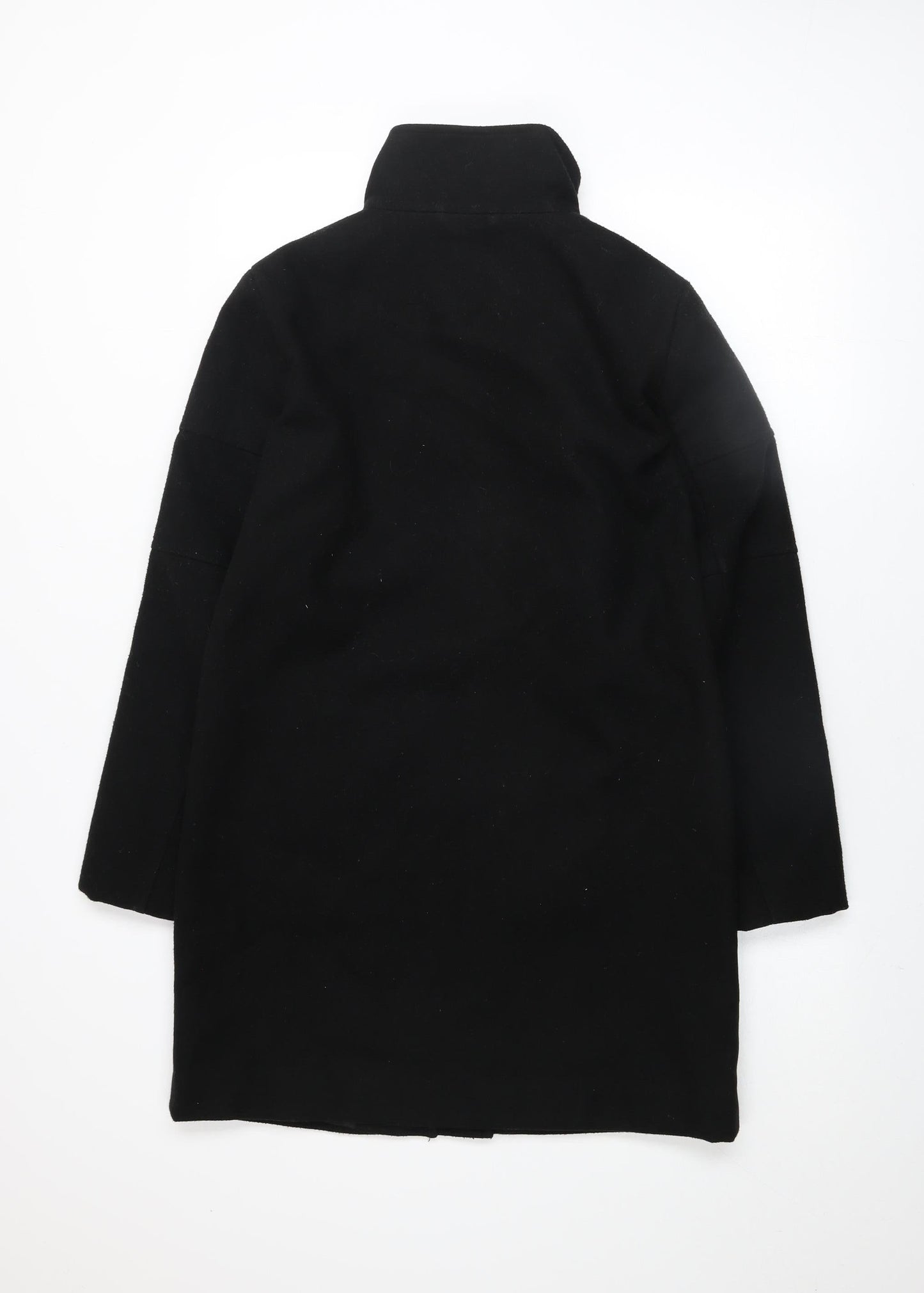 Womens UK Size S Jacqueline de Yong Black Overcoat