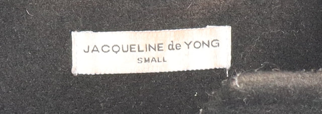 Womens UK Size S Jacqueline de Yong Black Overcoat