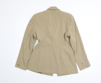 Womens UK Size 10 Principles Petites Beige Blazer