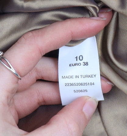 Womens UK Size 10 Principles Petites Beige Blazer