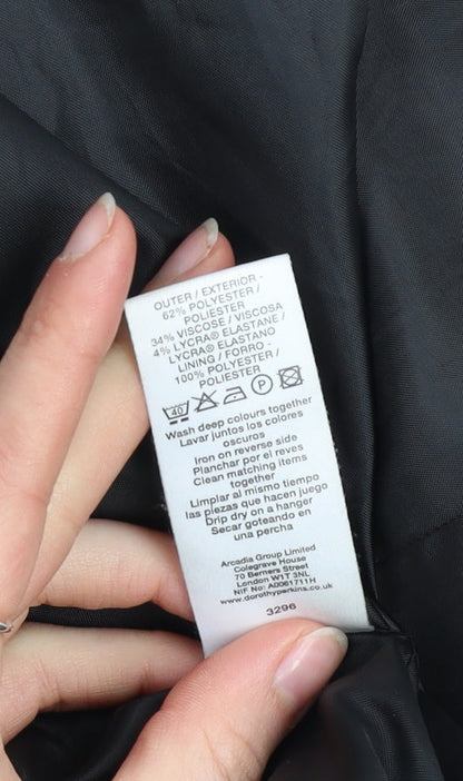 Womens UK Size 14 Dorothy Perkins Regular Black Blazer
