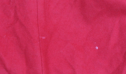 Womens UK Size 12 Zara Basic Red Overcoat