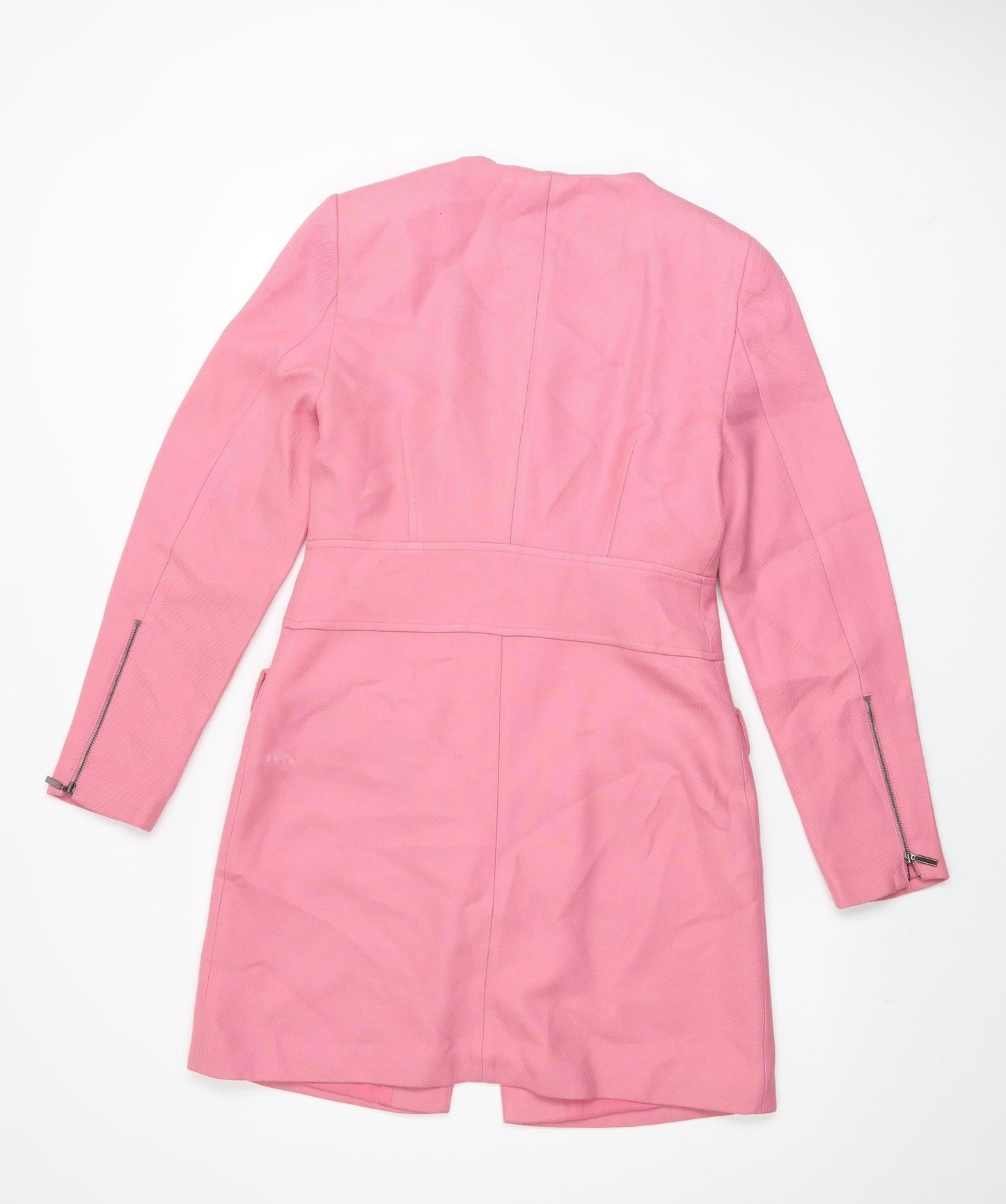 Womens UK Size 10 Marks and Spencer Pink Overcoat