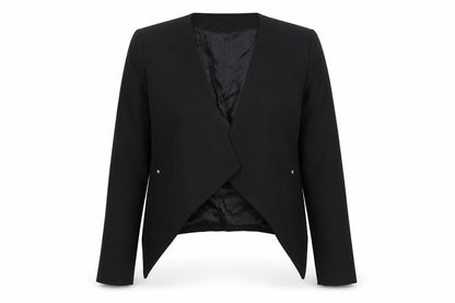 Womens UK Size 8 H&M Black Basic Jacket
