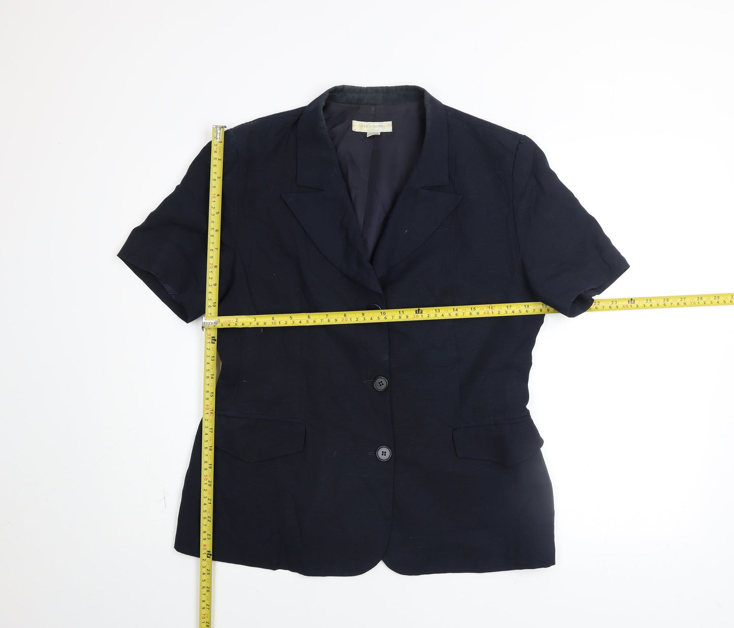 Womens UK Size 14 N&B Classic Blue Basic Jacket