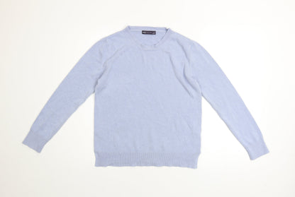 Womens UK Size 12 Marks and Spencer Blue Pullover Jumper