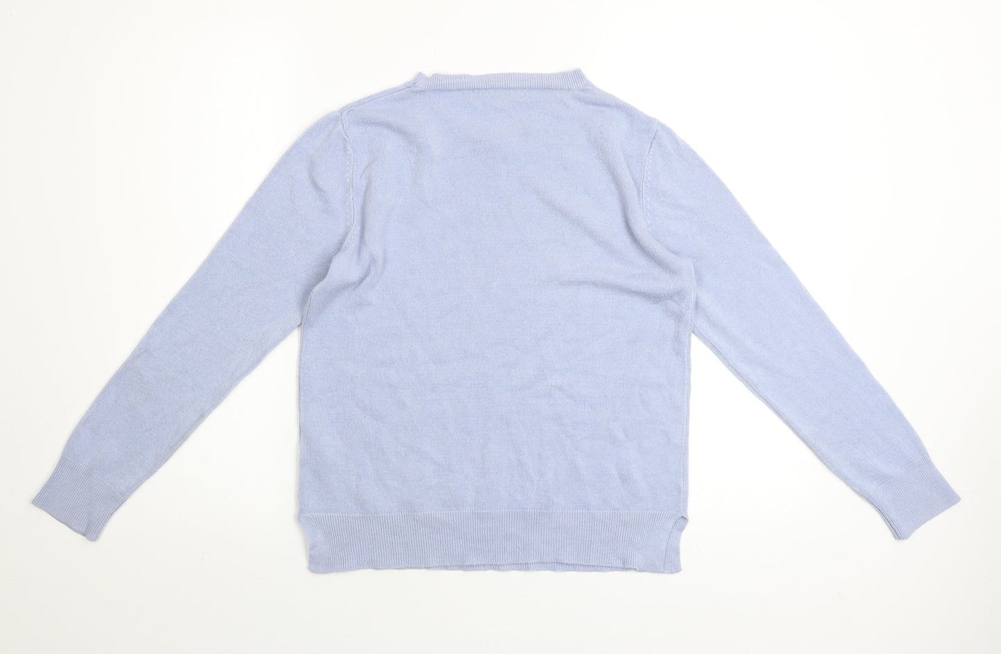 Womens UK Size 12 Marks and Spencer Blue Pullover Jumper