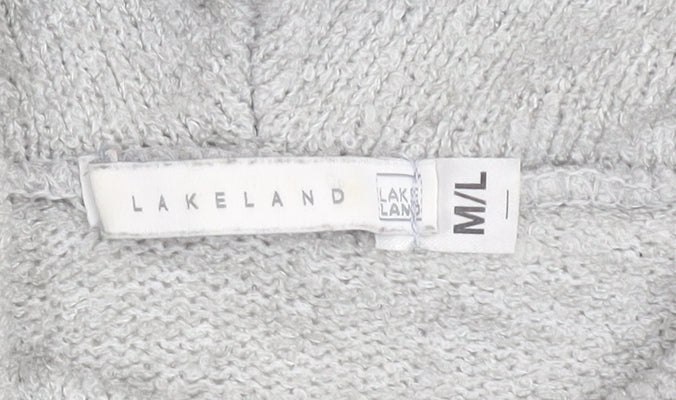 Lakeland Men Grey M Roll Neck Acrylic Knit Jumper Long Sleeve