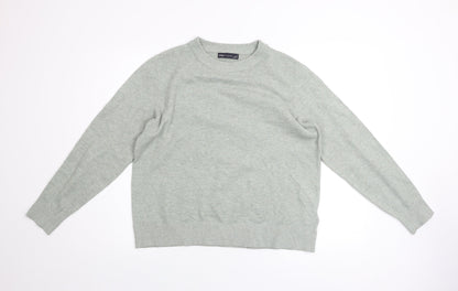 Marks and Spencer Men's Grey M Crew Neck Pullover Jumper