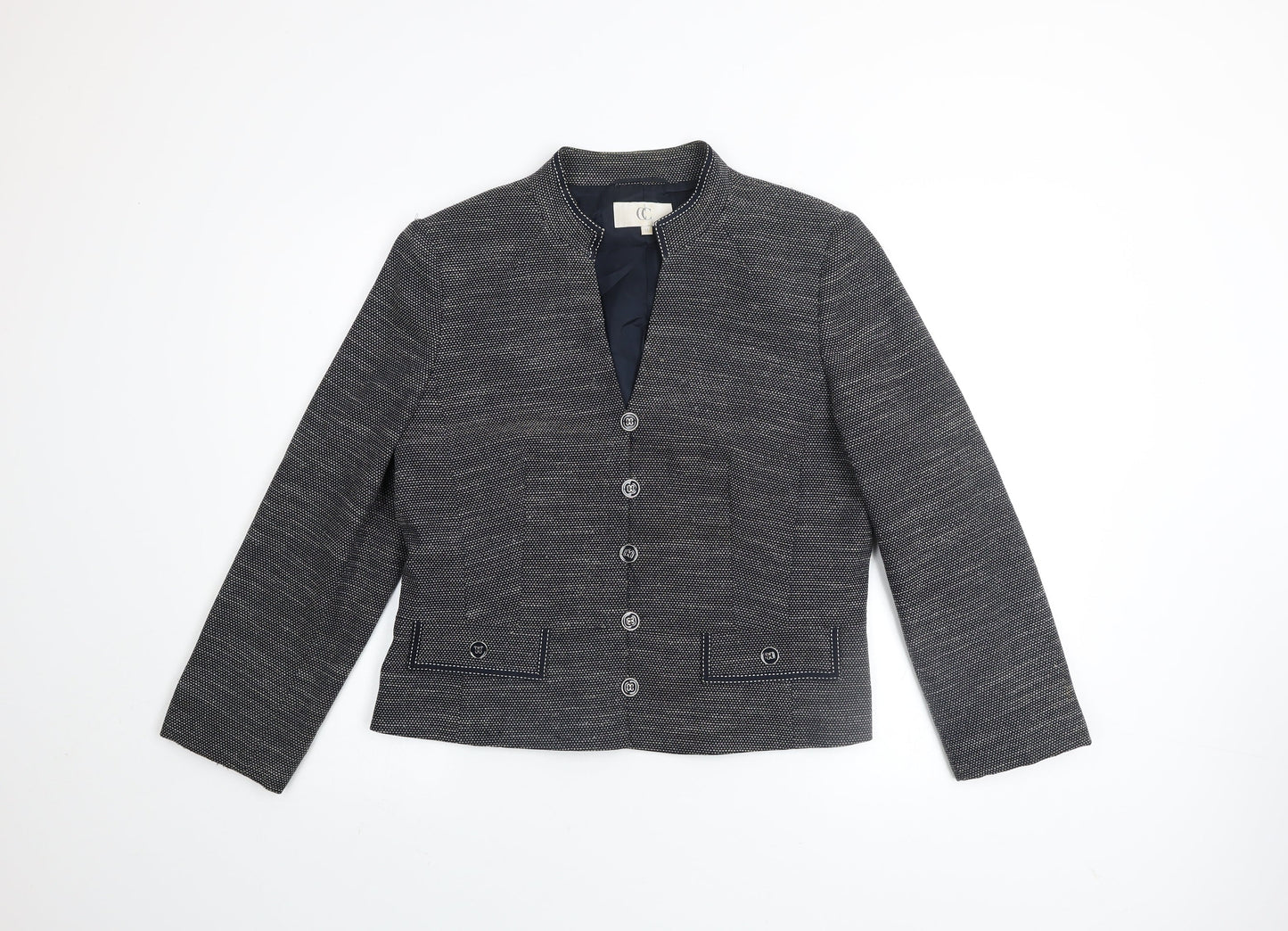 Womens UK Size 14 CC Grey Basic Jacket