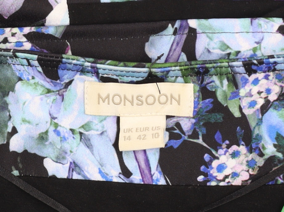 Womens UK Size 14 Monsoon Multicoloured Basic Jacket