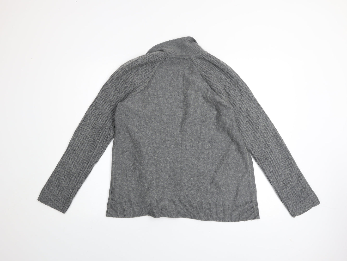 Womens UK Size M Gap Grey Cardigan Jumper