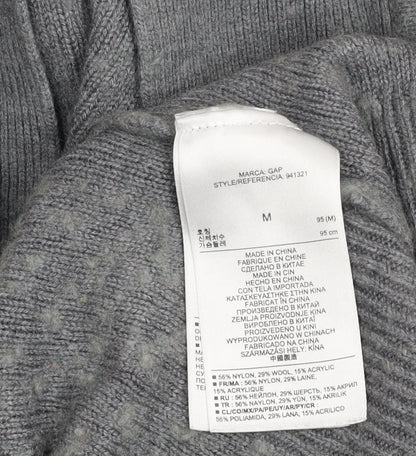 Womens UK Size M Gap Grey Cardigan Jumper