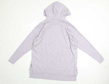 Womens UK Size S Amara Reya Purple Pullover Hoodie