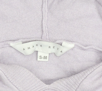 Womens UK Size S Amara Reya Purple Pullover Hoodie