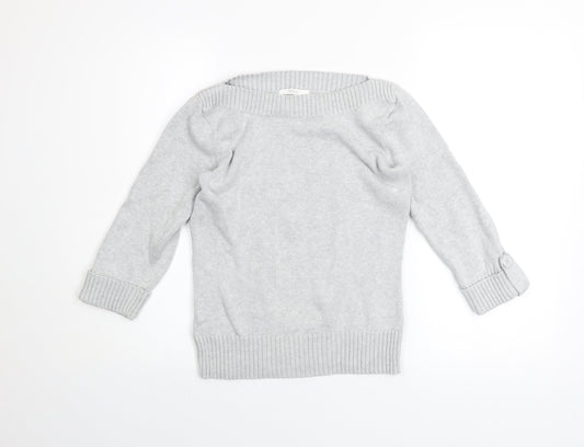 Womens UK Size 8 Marks and Spencer Grey Pullover Jumper