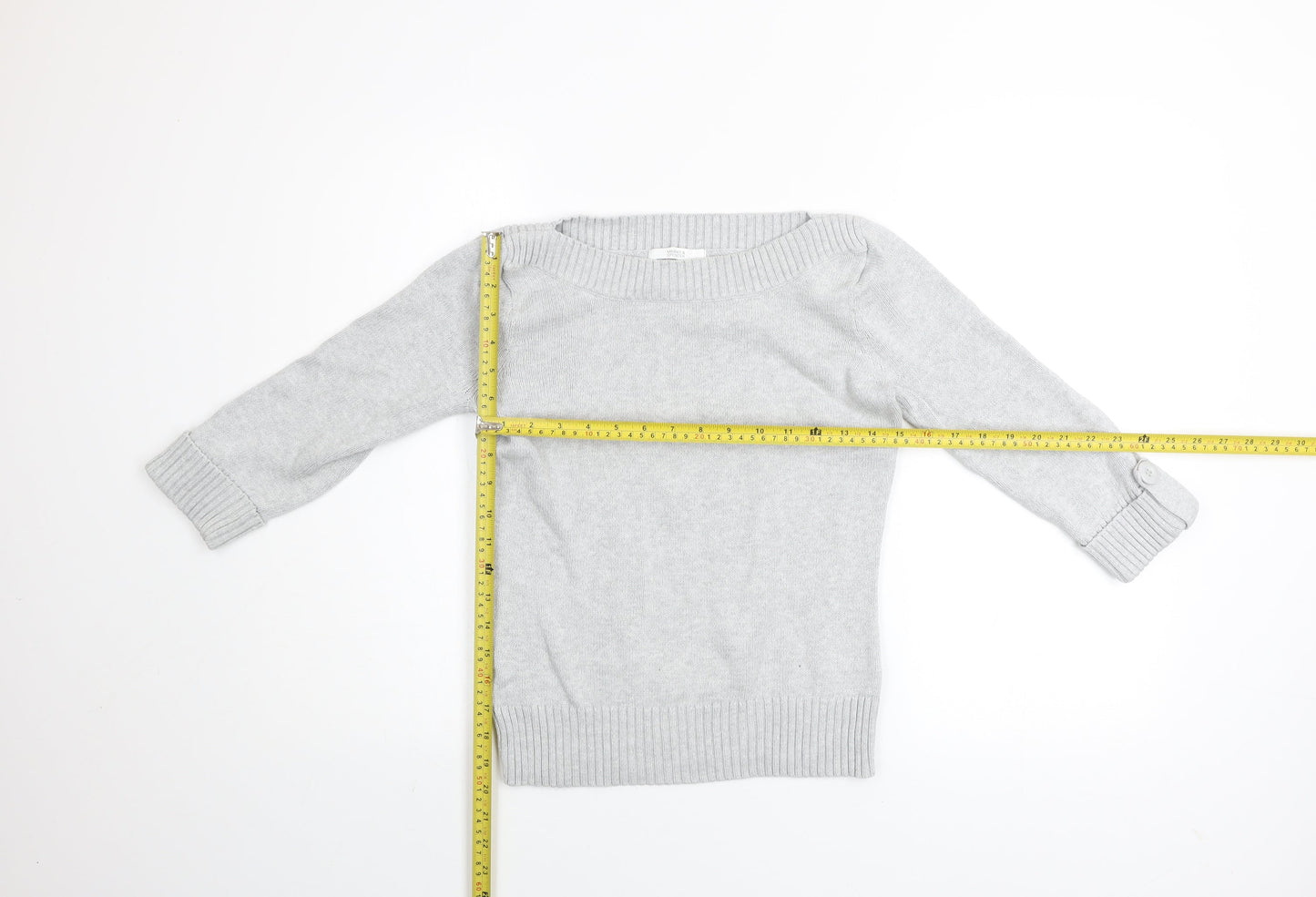 Womens UK Size 8 Marks and Spencer Grey Pullover Jumper