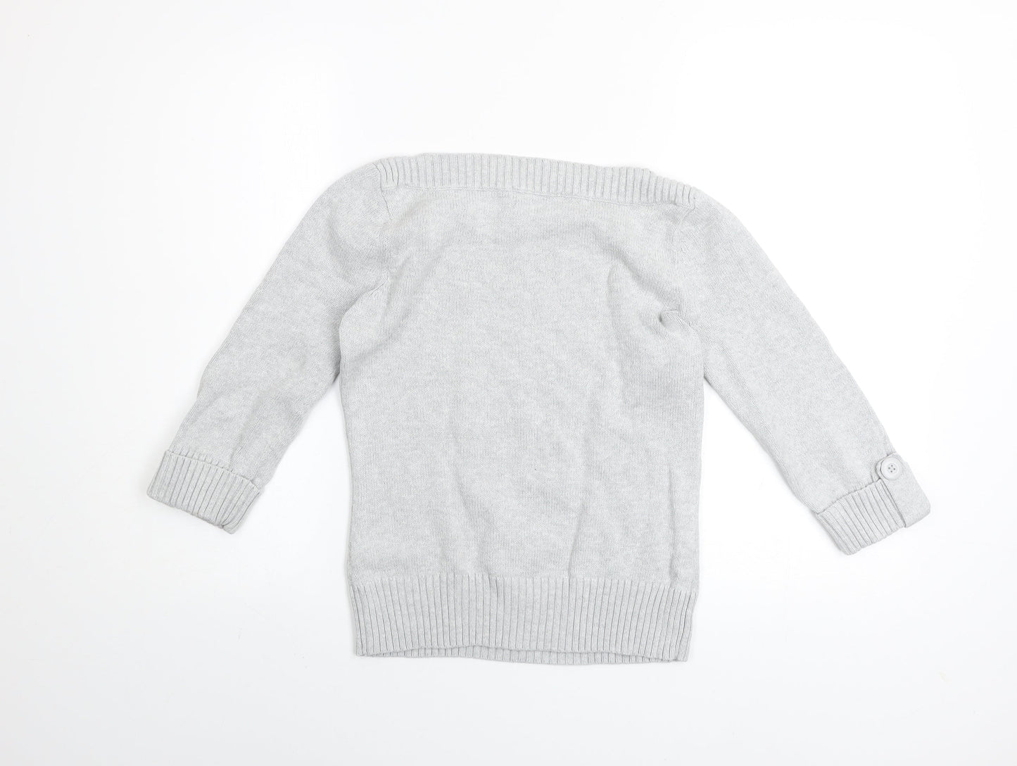 Womens UK Size 8 Marks and Spencer Grey Pullover Jumper