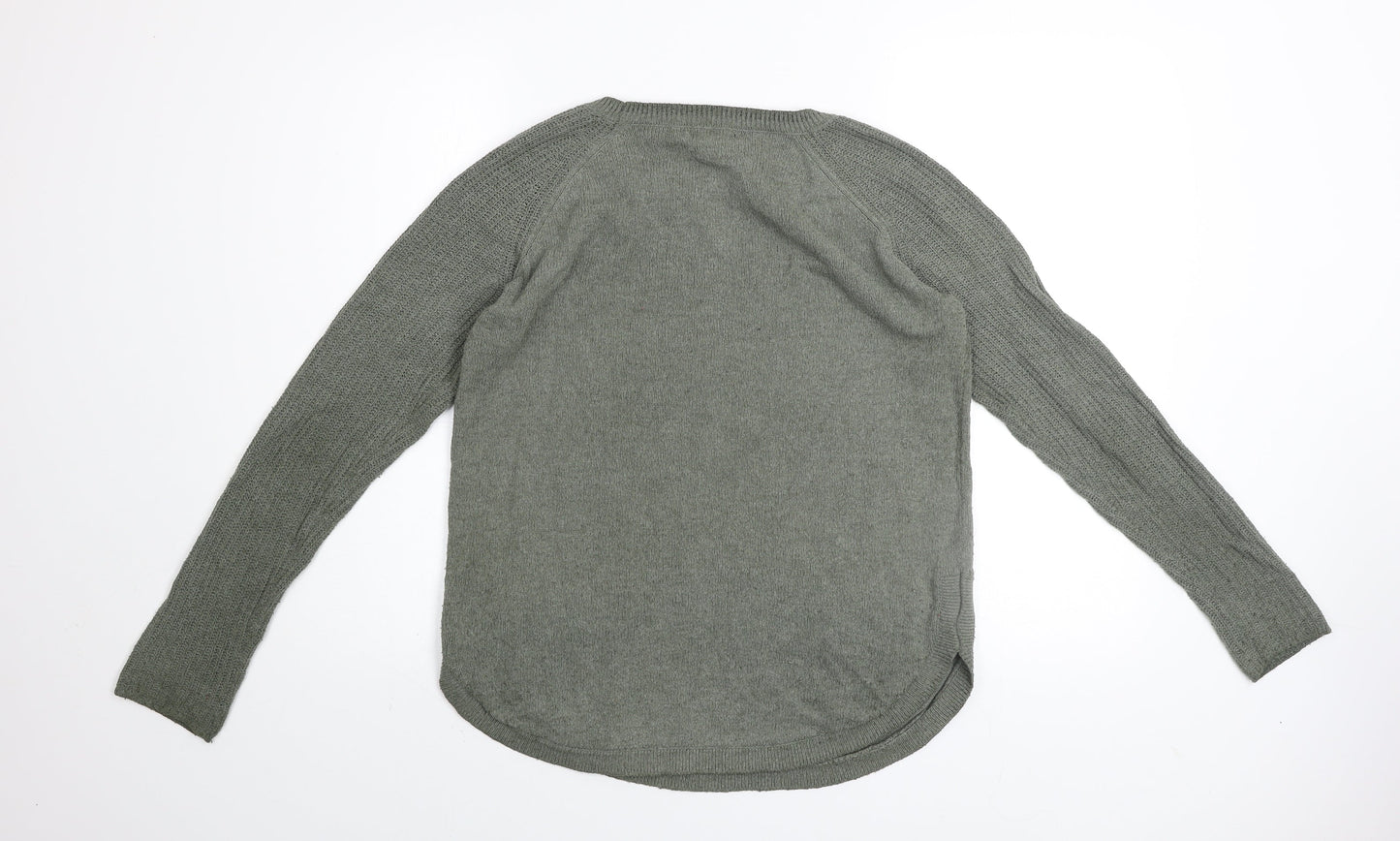 Womens UK Size M Gap Green Pullover Jumper