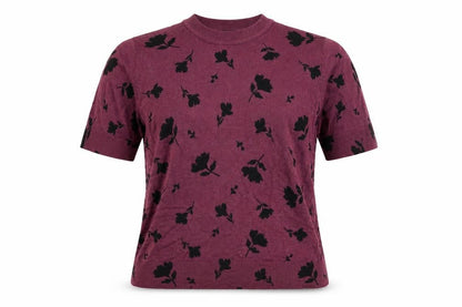 Womens UK Size 14 Marks and Spencer Purple Basic T-Shirt