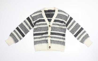 Womens UK Size XS Marks and Spencer Black Cardigan Jumper