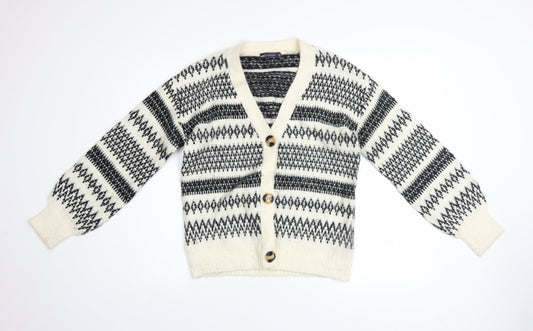 Womens UK Size XS Marks and Spencer Black Cardigan Jumper
