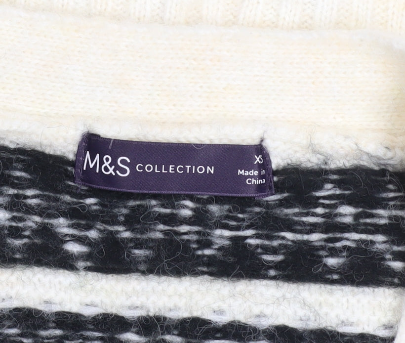 Womens UK Size XS Marks and Spencer Black Cardigan Jumper