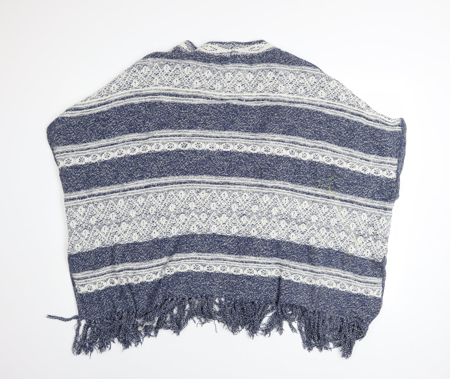 Womens UK Size M FatFace Blue Cape Jumper