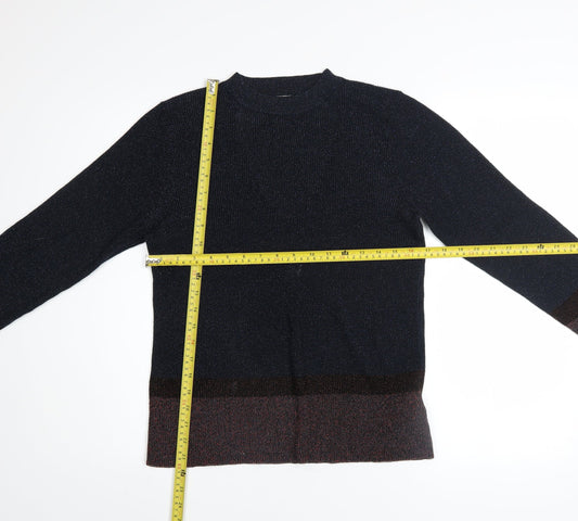 Next Women’s Multicoloured Crew Neck Pullover Jumper Size 14
