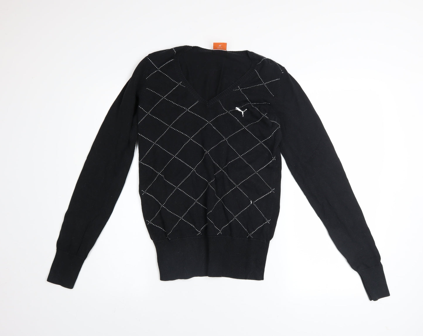 Womens UK Size 10 PUMA Black Pullover Jumper