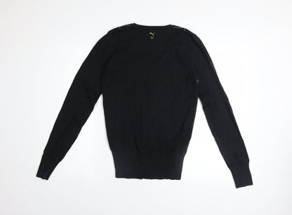 Womens UK Size 10 PUMA Black Pullover Jumper