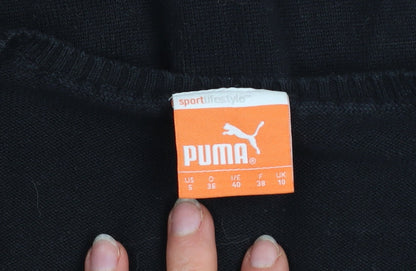 Womens UK Size 10 PUMA Black Pullover Jumper