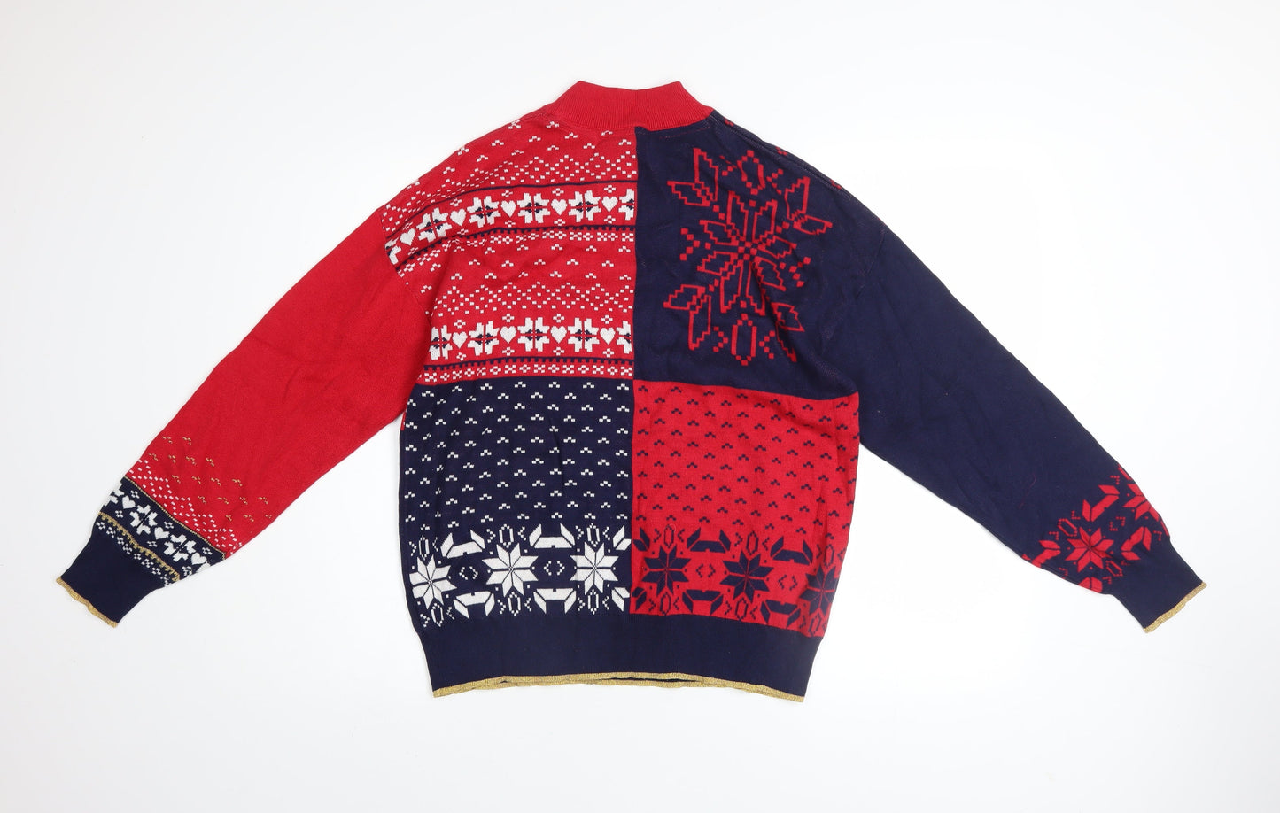 Next Men's Multicoloured Christmas Reindeer Jumper Size M Pullover