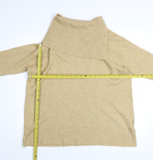 Womens UK Size 10 Topshop Beige Pullover Jumper