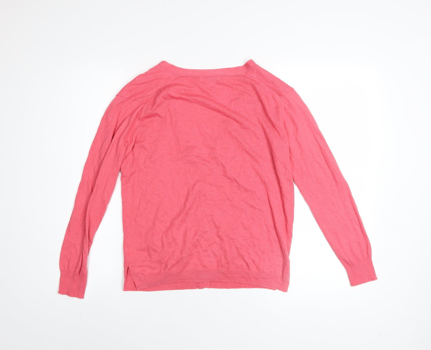 Womens UK Size S Monsoon Pink Cardigan Jumper