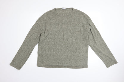 Womens UK Size 10 Zara Grey Pullover Jumper