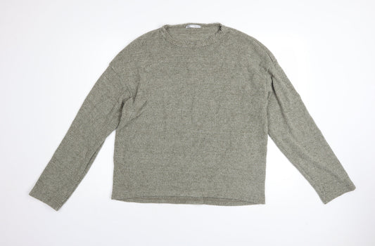 Womens UK Size 10 Zara Grey Pullover Jumper