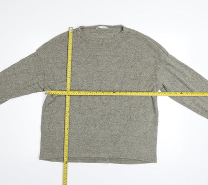 Womens UK Size 10 Zara Grey Pullover Jumper
