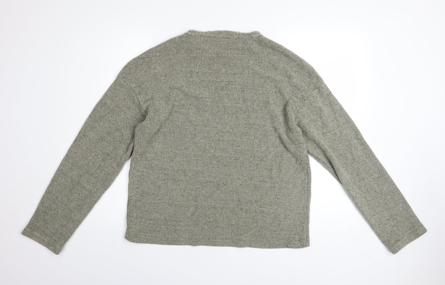 Womens UK Size 10 Zara Grey Pullover Jumper