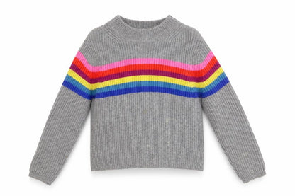 Girls UK Size 9-10 Years Johnnie B Grey Pullover Jumper