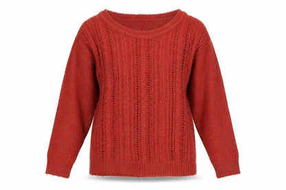 Womens UK Size L Oasis Red Pullover Jumper