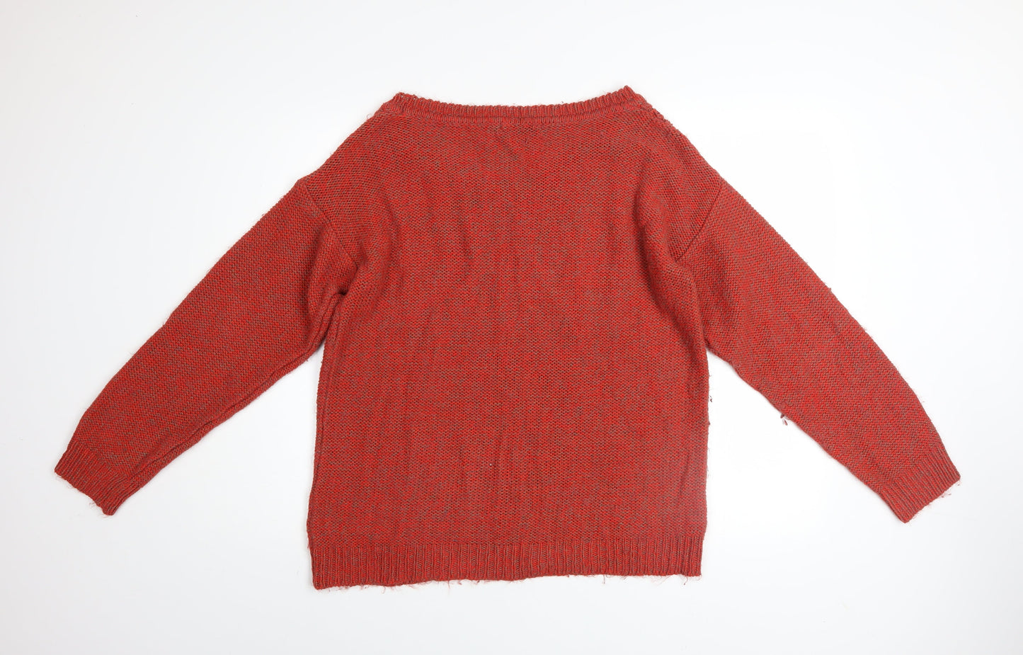 Womens UK Size L Oasis Red Pullover Jumper