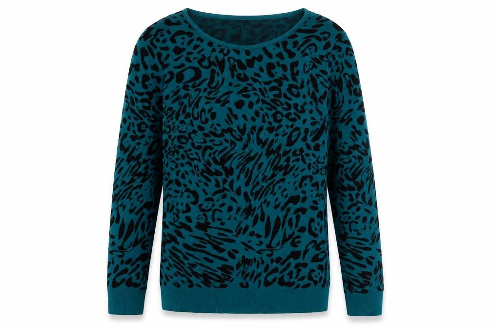 Womens UK Size 12 Soon Blue Pullover Jumper