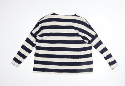 Womens UK Size S Only Blue Pullover Jumper